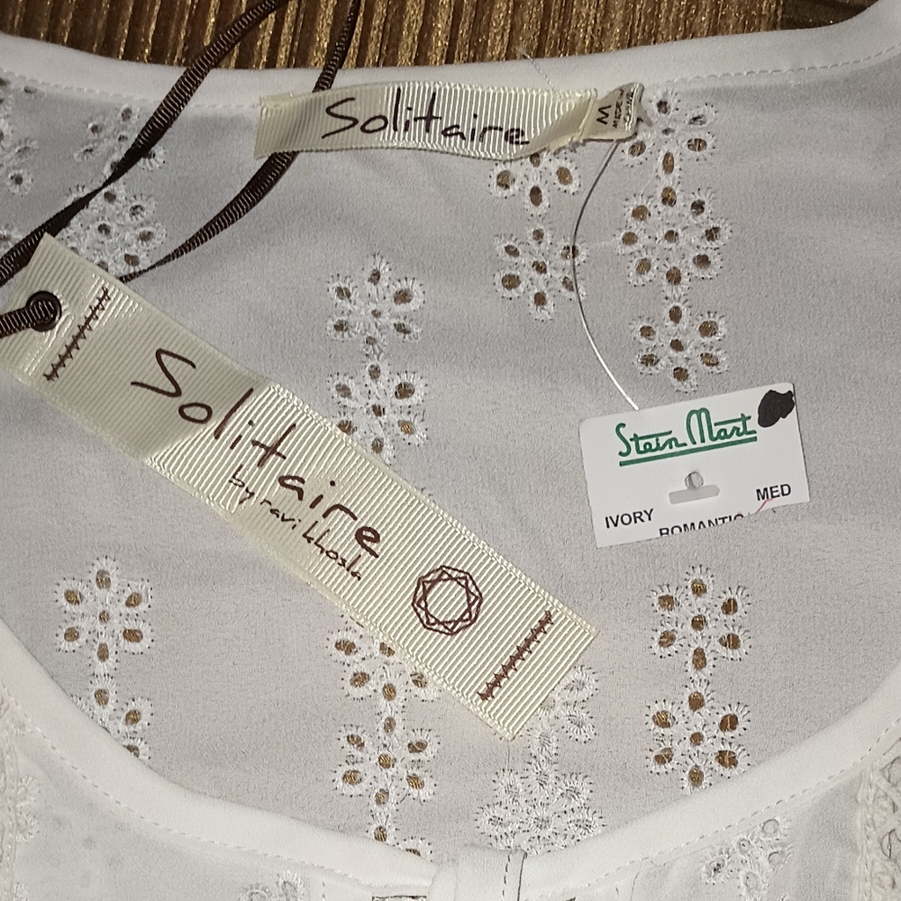 NWT Solitaire Blouse (L) - Picture 8 of 9